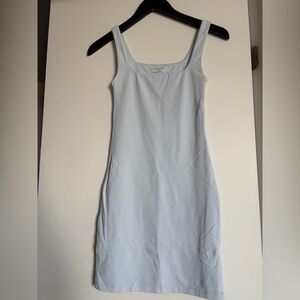 Babaton Light Blue Mini Dress